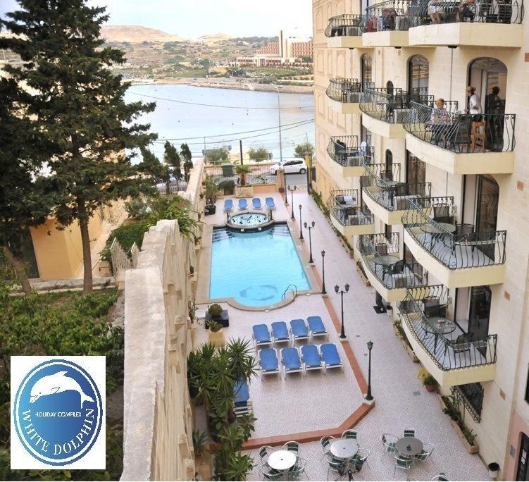 White Dolphin Complex Aparthotel Qawra Kültér fotó